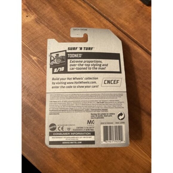 2020 Hot Wheels Surf N Turf (Green) TOONED 8/10 LP - Picture 2 of 2